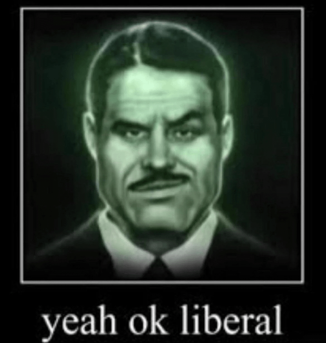 Yeah OK liberal Blank Meme Template