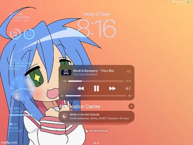 Anyway rate this wallpaper from 1 to 10 | image tagged in lucky star,lucky stars,anime | made w/ Imgflip meme maker