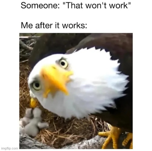 And it always works | image tagged in memes,funny,work,relatable memes,so true | made w/ Imgflip meme maker