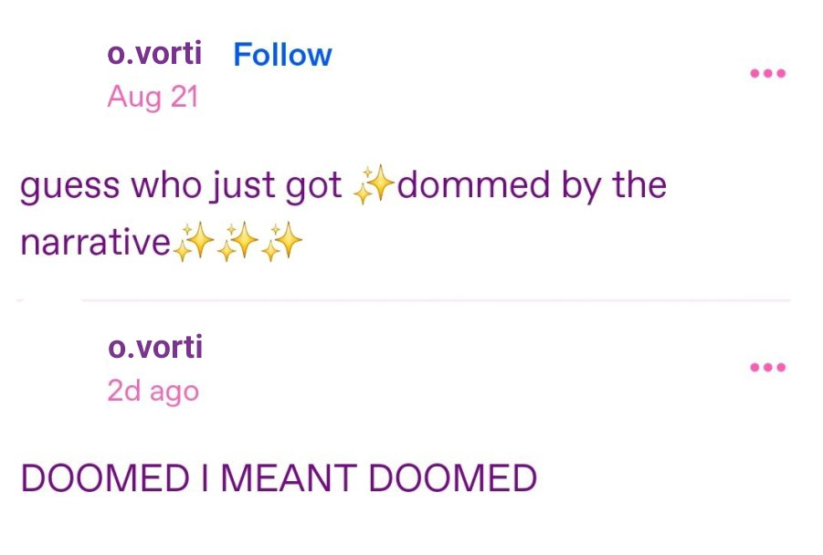Guess who jsut go doomed by the narrative Blank Meme Template