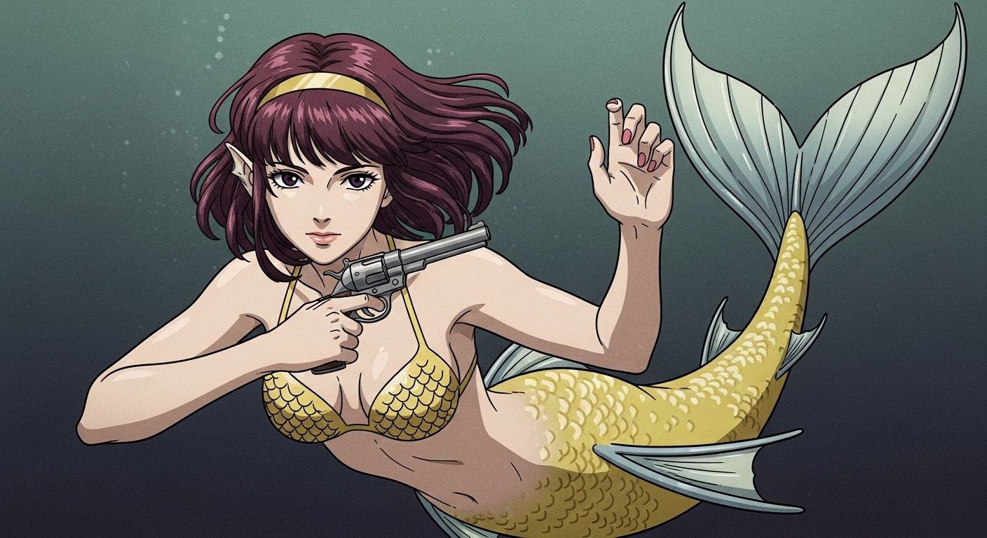 faye mermaid Blank Meme Template