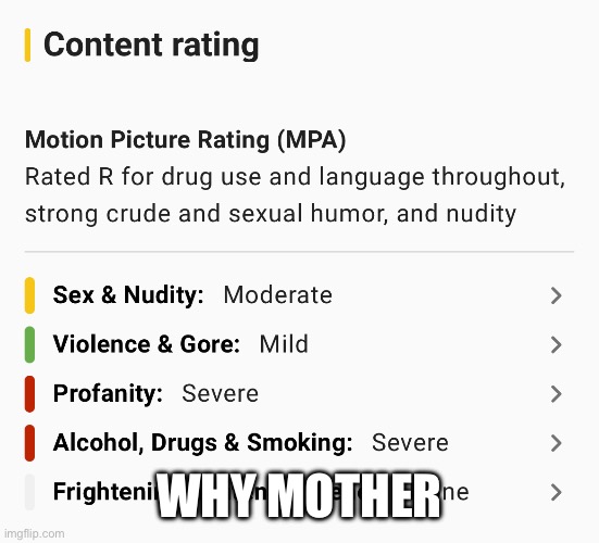 WHY MOTHER | made w/ Imgflip meme maker