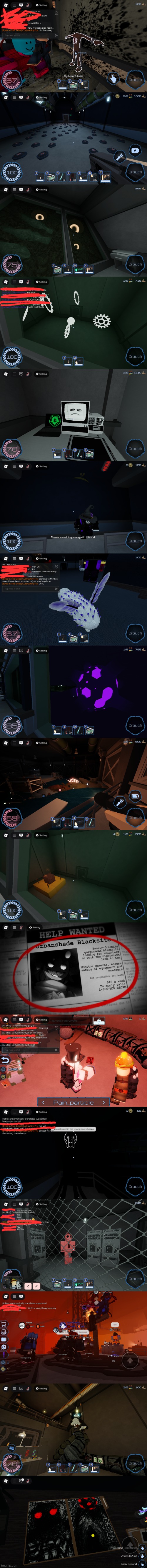 Collection of random Pressure screenshots | image tagged in pressure,fishy,roblox | made w/ Imgflip meme maker