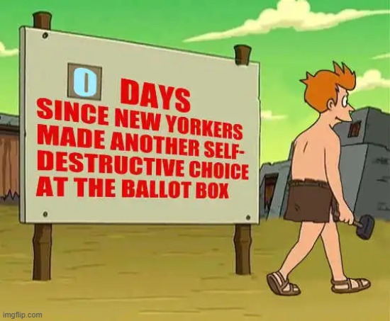 Liberals Go Beyond The Twilight Zone | image tagged in new york,shooting,self in the foot,crazy,identify as idiots,unbelievable | made w/ Imgflip meme maker
