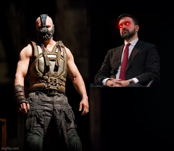 Bane & Zohran Blank Meme Template