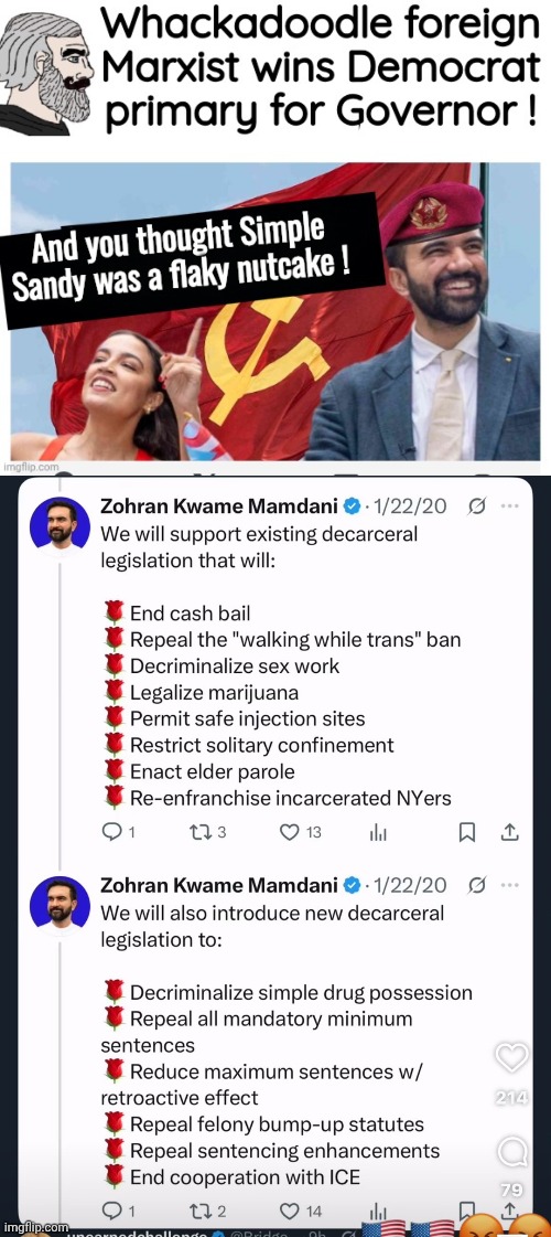 Zohran and AOC Marxists | image tagged in marxism,crazy aoc,communist socialist | made w/ Imgflip meme maker