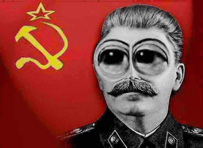 Large Eyed Stalin Blank Meme Template