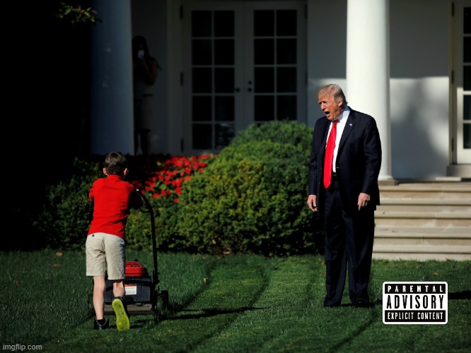 work for the boy slaver Trumper | image tagged in trump boy slave | made w/ Imgflip meme maker