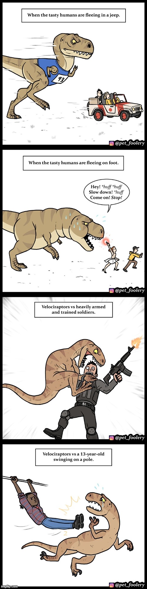 image tagged in dinosaurs,jurassic park,logic,jeep,soldiers,teens | made w/ Imgflip meme maker