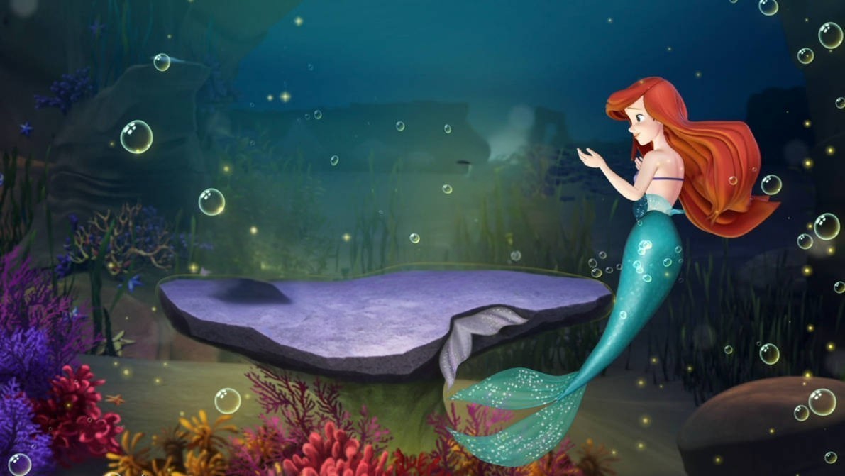ariel meets who Blank Meme Template