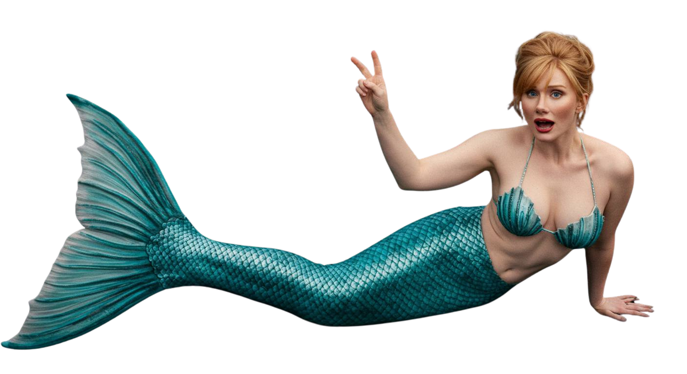 mermaid bryce dallas howard Blank Meme Template