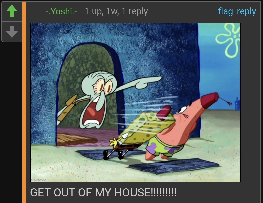 GET OUT OF MY HOUSE!!!!!!!!! Blank Meme Template