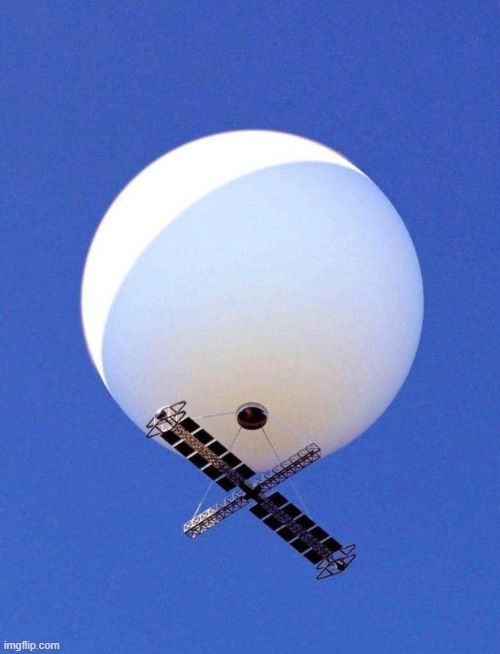 Chinese Spy Balloon | image tagged in chinese spy balloon | made w/ Imgflip meme maker