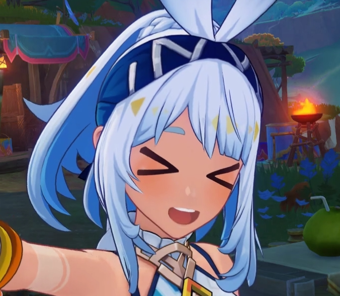 Mualani XD Blank Meme Template