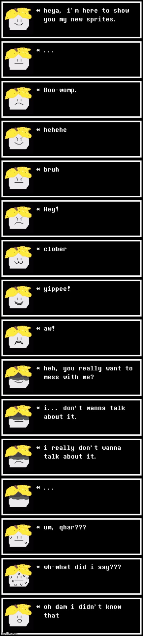 Jimmy's new sprites | made w/ Imgflip meme maker