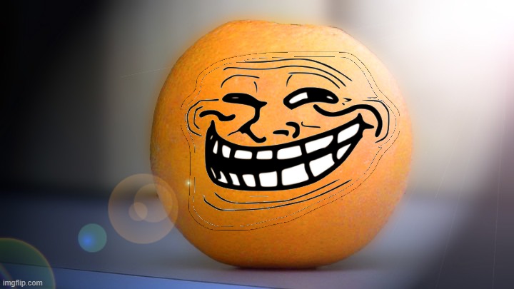 Troll orange | image tagged in troll orange | made w/ Imgflip meme maker
