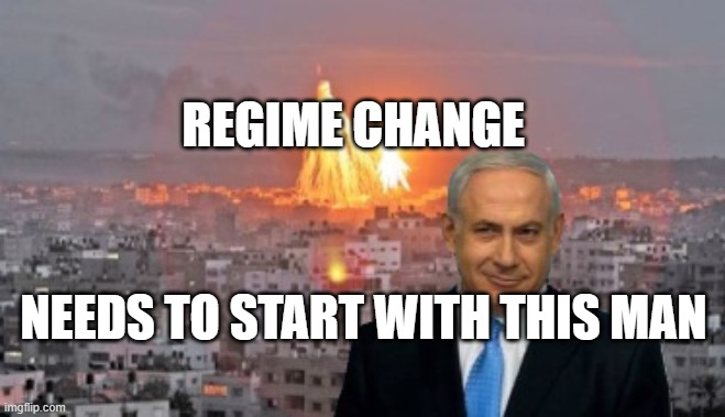 Bibi phosphorus | REGIME CHANGE; NEEDS TO START WITH THIS MAN | image tagged in bibi phosphorus | made w/ Imgflip meme maker