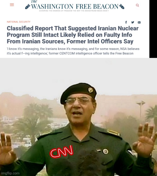 image tagged in trust baghdad bob | made w/ Imgflip meme maker