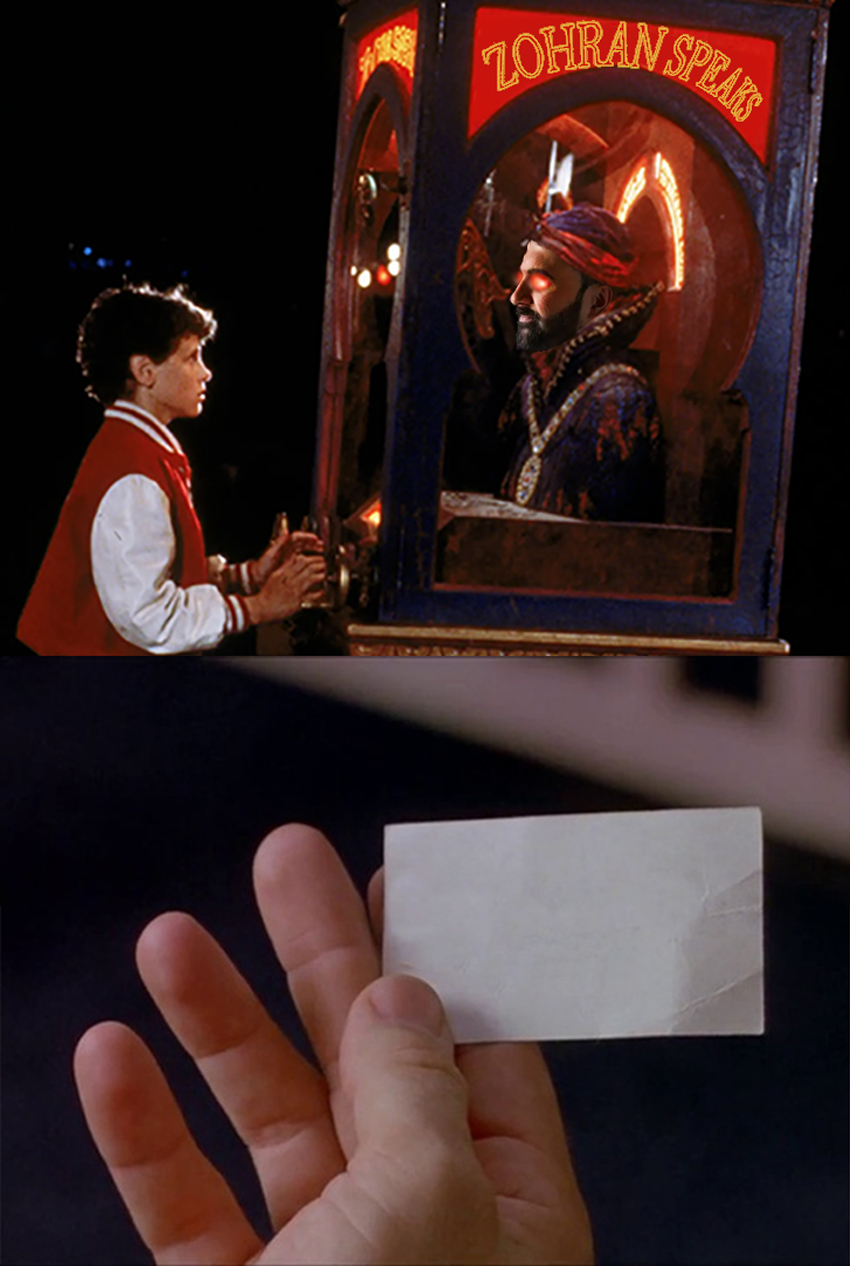 High Quality Zohran Speaks Blank Meme Template