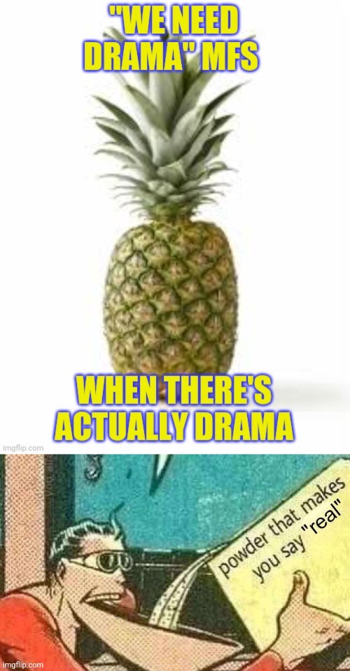 image tagged in powder that makes you say real | made w/ Imgflip meme maker