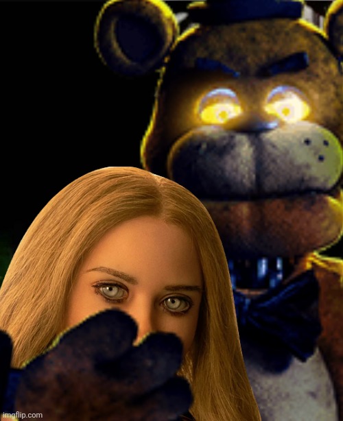 what would happen is M3gan spent a single night at Freddy's | made w/ Imgflip meme maker