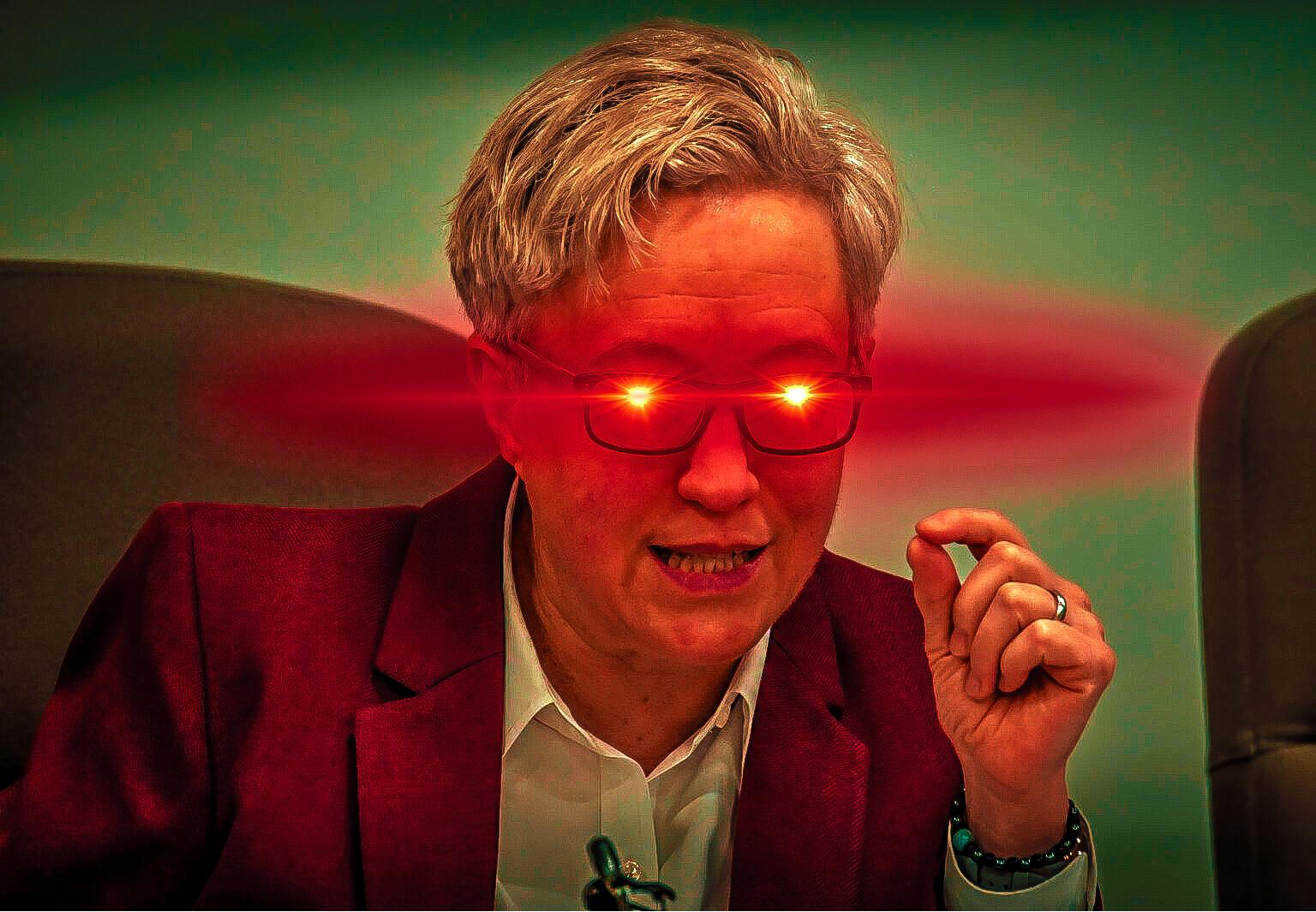 DARK CHRISTINA Blank Meme Template