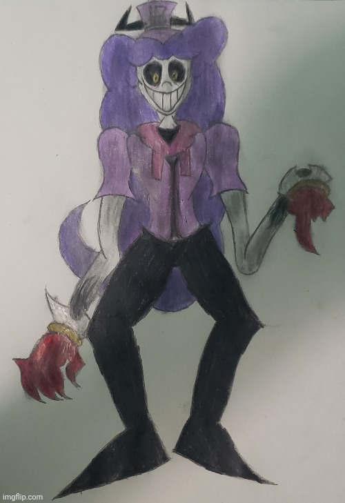 DARKNER ('25 Retake) | image tagged in mario's madness,ocs,exe,drawing | made w/ Imgflip meme maker