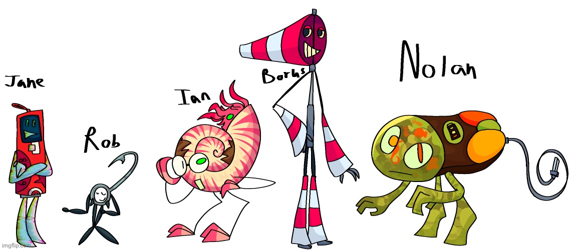 Some object show ocs | made w/ Imgflip meme maker