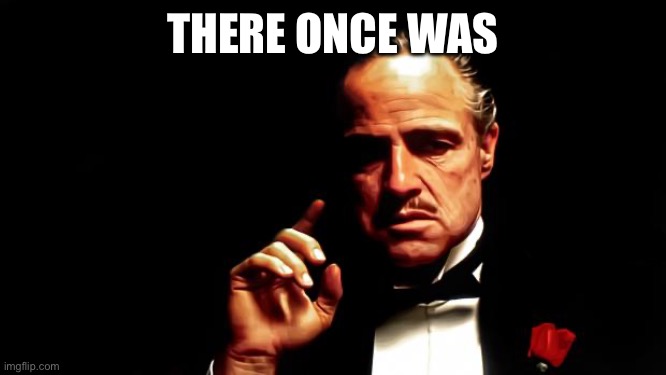 Godfather business | THERE ONCE WAS | image tagged in godfather business | made w/ Imgflip meme maker
