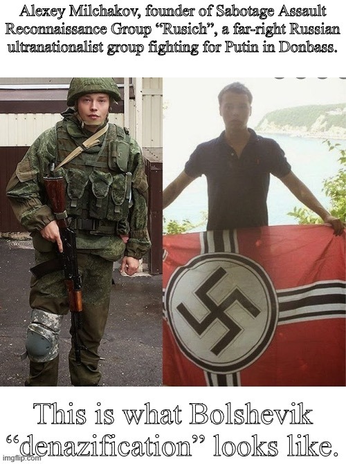 If you think ukraine is being denazified, please think again. | made w/ Imgflip meme maker