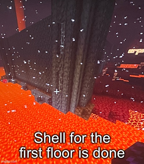 It’s hard to play with one hand | Shell for the first floor is done | made w/ Imgflip meme maker