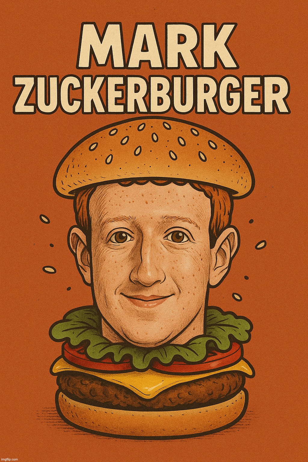 SuckerBurger | image tagged in memes,funny,mark zuckerburger,owu- | made w/ Imgflip meme maker