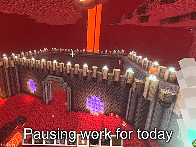 Think I’m cooking | Pausing work for today | made w/ Imgflip meme maker