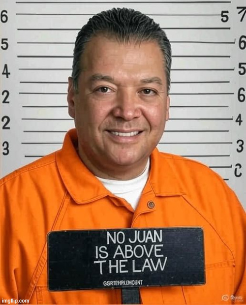 No... democrats are not above the law | image tagged in no juan,is above the law | made w/ Imgflip meme maker