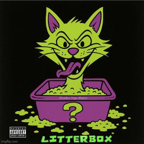 THE LITTER BOX | image tagged in insane clown posse,icp,riddlebox | made w/ Imgflip meme maker
