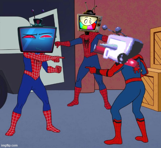 Spider Man Triple | image tagged in spider man triple | made w/ Imgflip meme maker