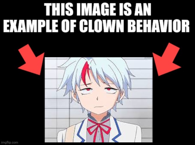 This image is an example of clown behavior dark mode | image tagged in this image is an example of clown behavior dark mode | made w/ Imgflip meme maker