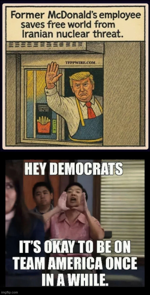 democrats hate America | image tagged in president trump,bringing peace to the world | made w/ Imgflip meme maker