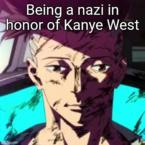 Uncanny David | Being a nazi in honor of Kanye West | image tagged in uncanny david | made w/ Imgflip meme maker