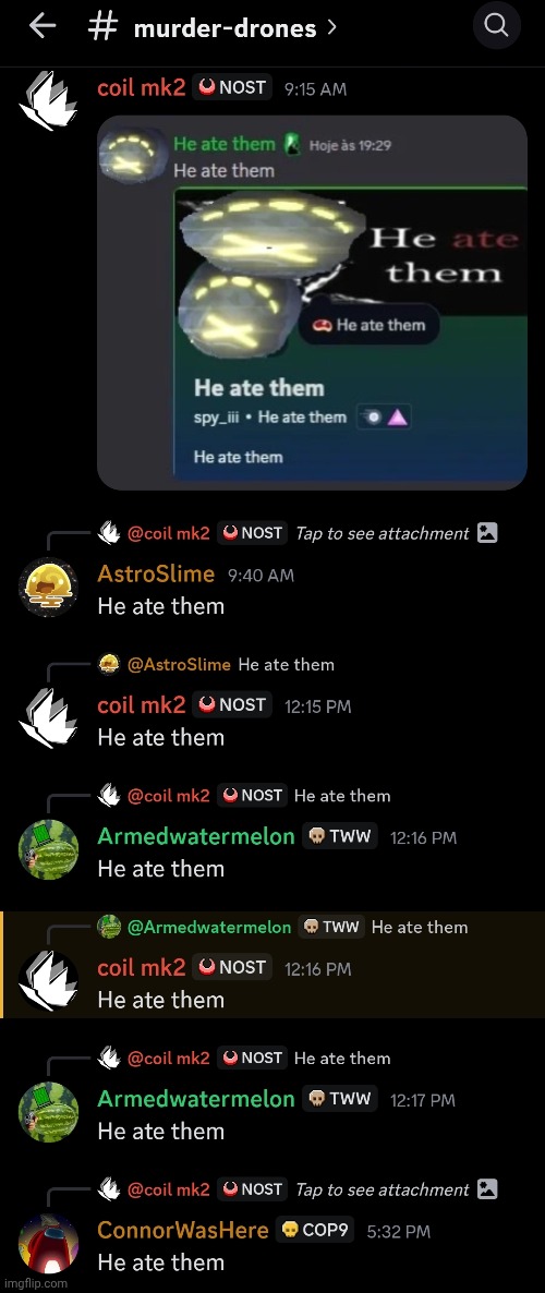 our server is so peak | made w/ Imgflip meme maker