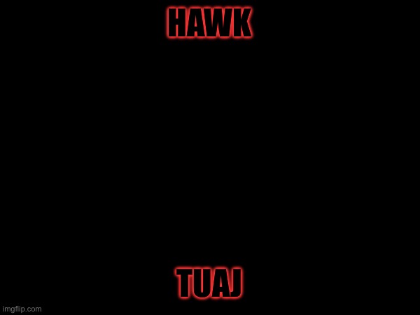 HAWK; TUAJ | made w/ Imgflip meme maker