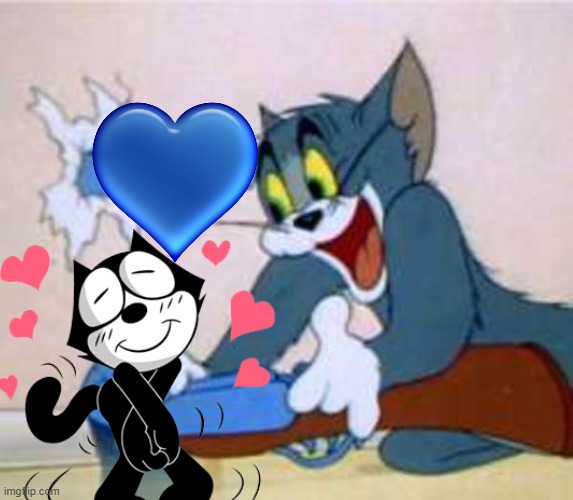 Lovely! | image tagged in tom the cat shooting himself,felix the cat,tom and jerry,classic,cartoons,famous | made w/ Imgflip meme maker