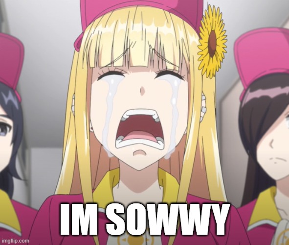 Only Gacha gamer can understand the feeling | IM SOWWY | image tagged in funny memes,anime,anime meme | made w/ Imgflip meme maker