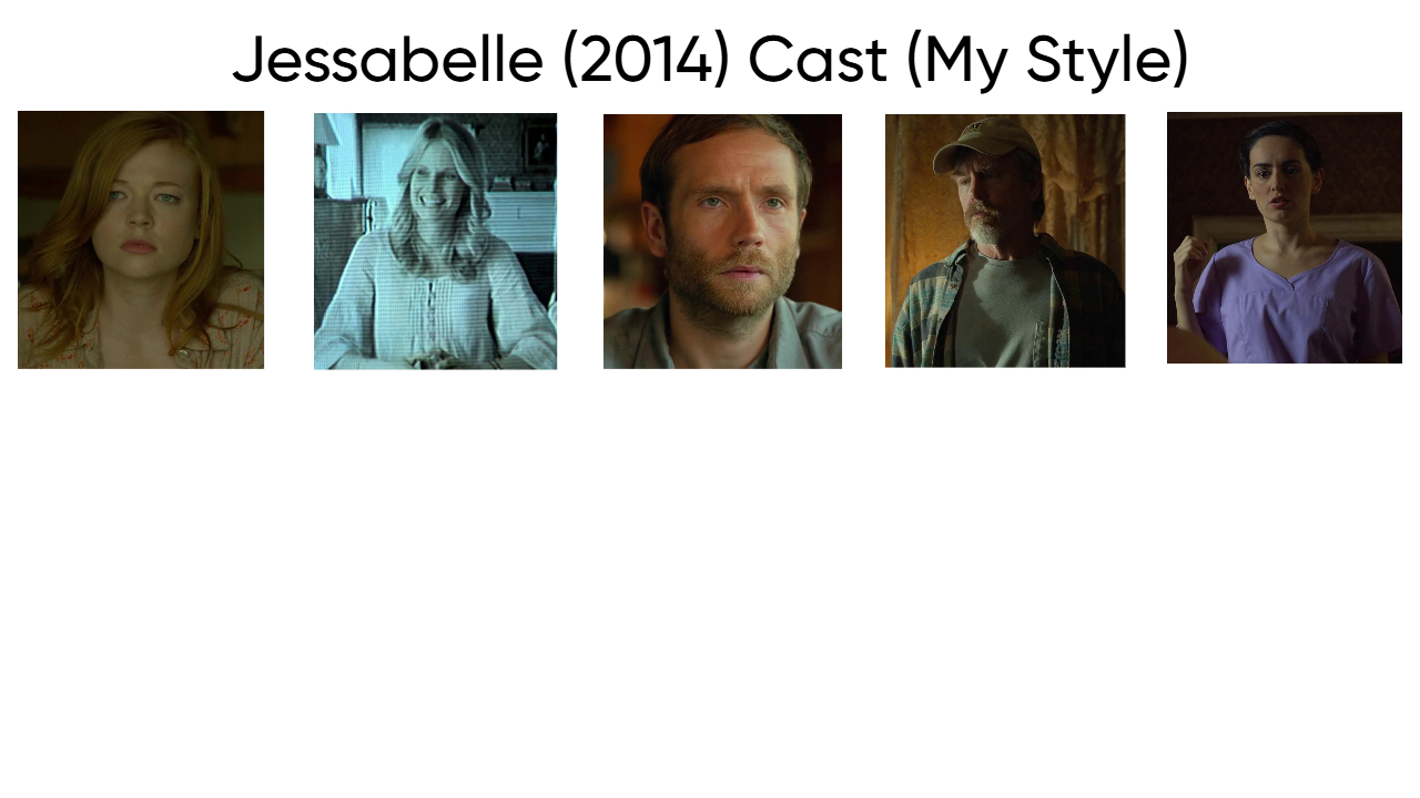 Jessabelle (2014) Cast (My Style) Blank Meme Template
