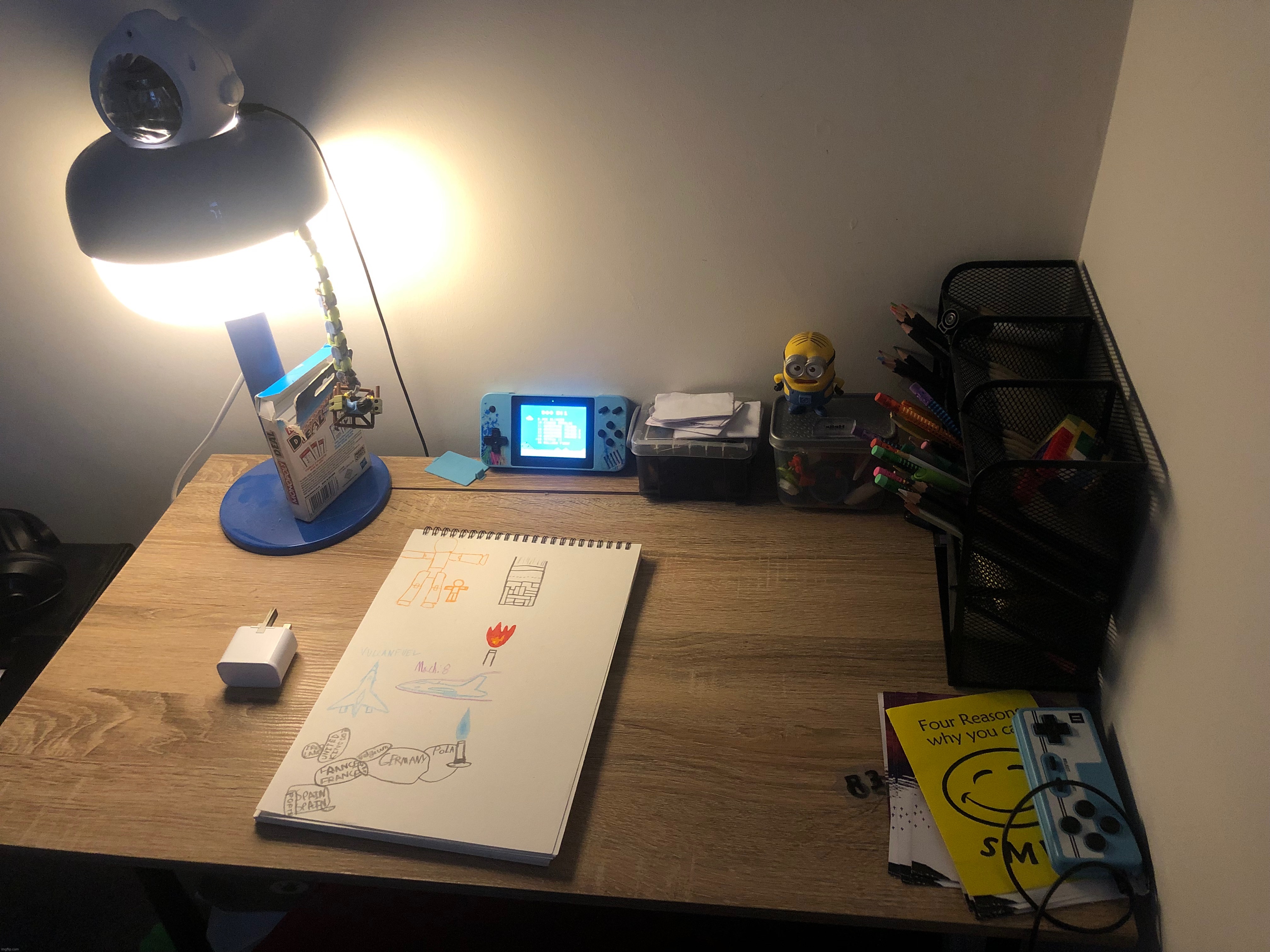 My desk | made w/ Imgflip meme maker