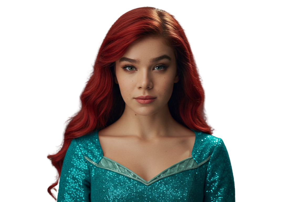 live action ariel 7 Blank Meme Template
