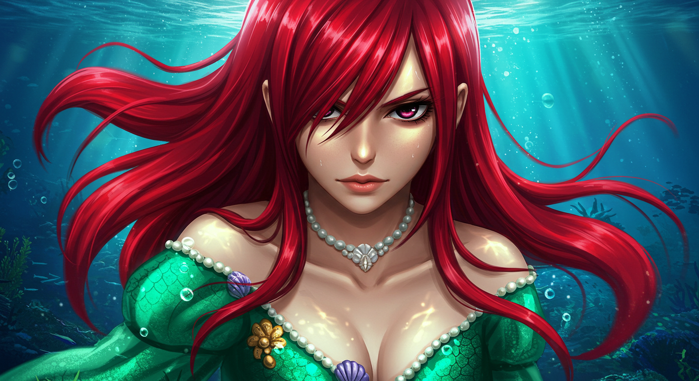 angry ariel Blank Meme Template