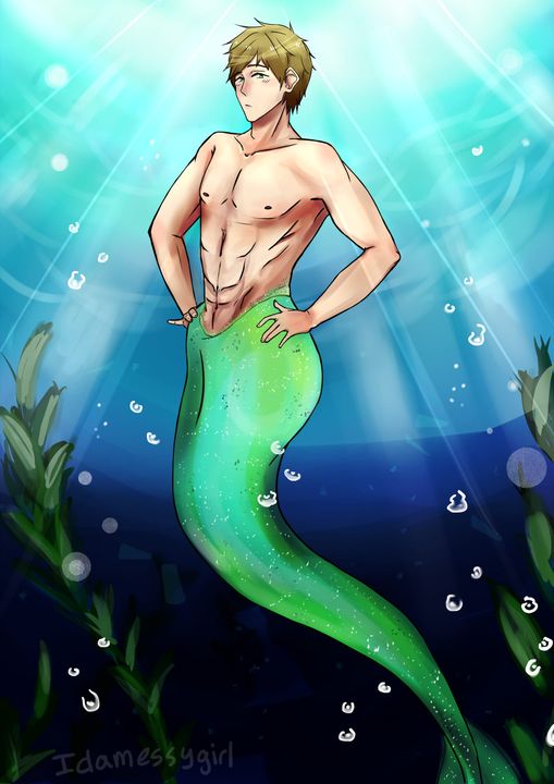 makoto merman Blank Meme Template