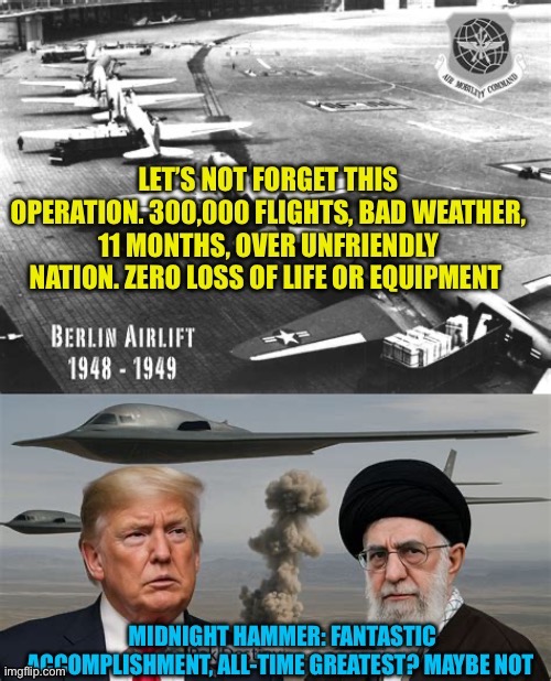 Not everything done in this generation is the Greatest Ever. | image tagged in gifs,us military,air force,greatness,berlin,history | made w/ Imgflip meme maker