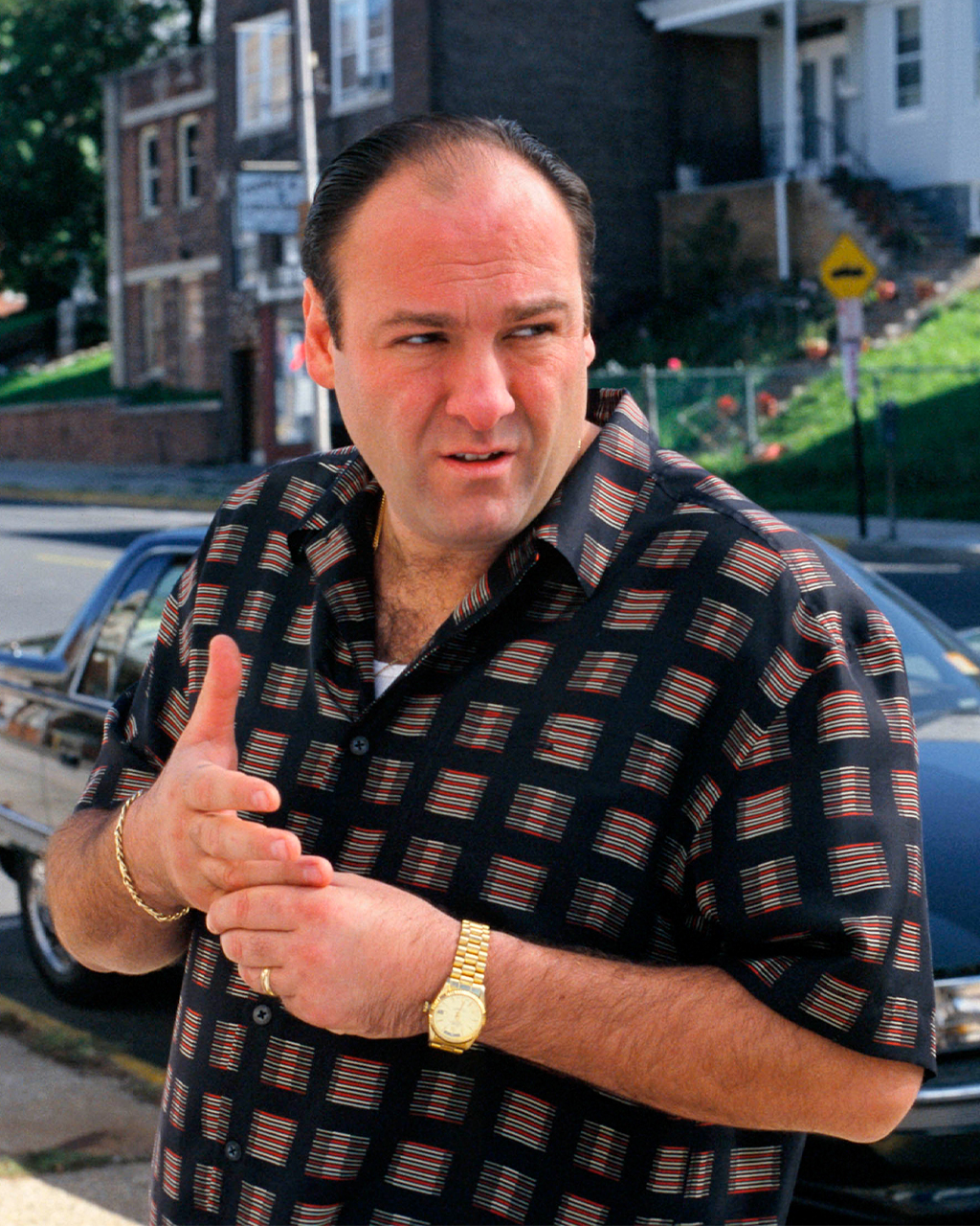 tony soprano worried Blank Meme Template